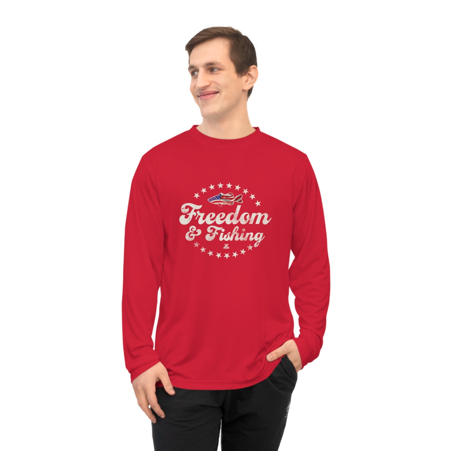 Patriotic Fishing Performance Shirt