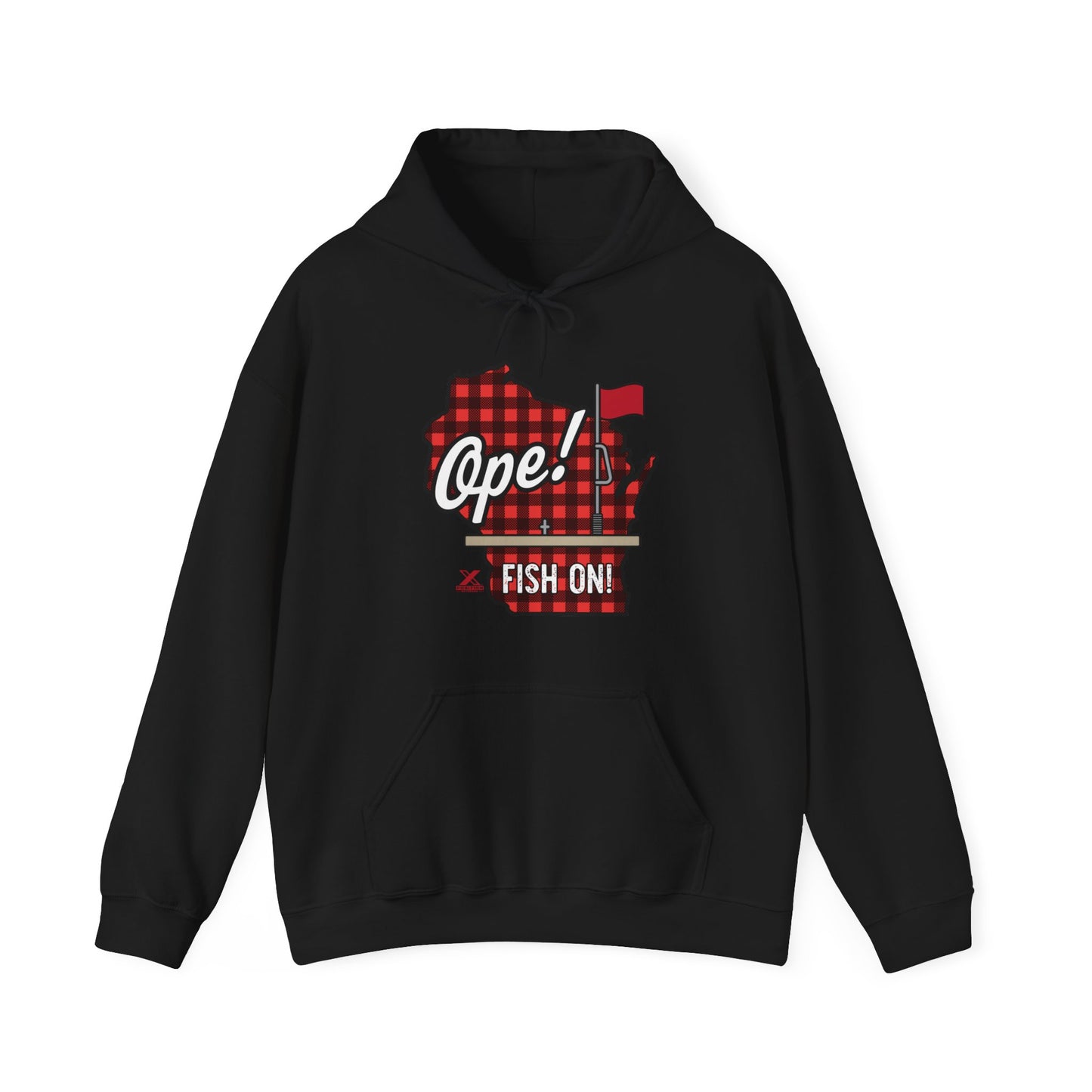 Ice Fishing WI Hoodie Sweatshirt