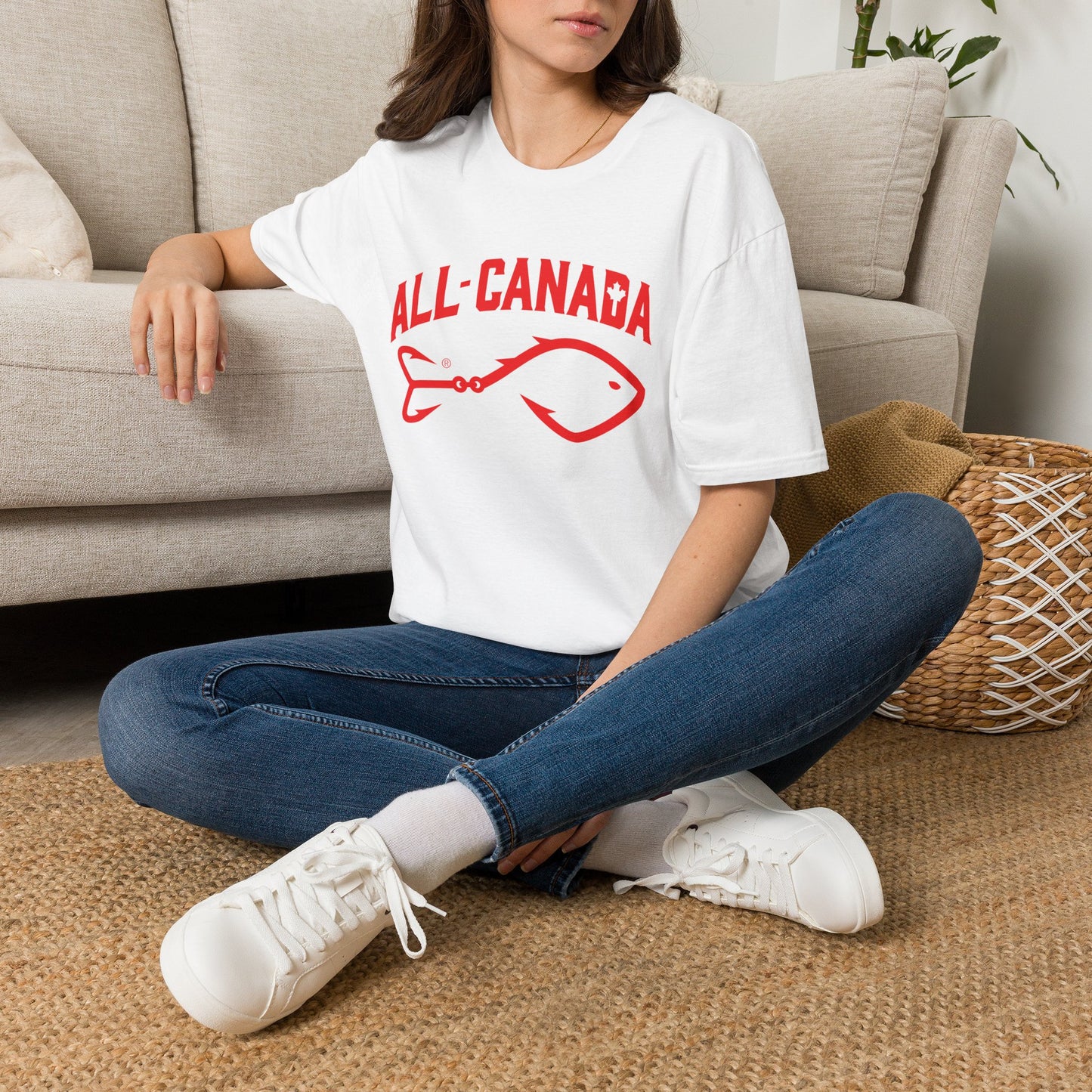 All-Canada Fish Tee — Canadian Fishing Graphic T-Shirt