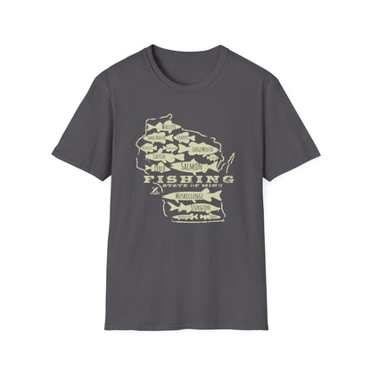 Wisconsin Fishing State of Mind T-Shirt