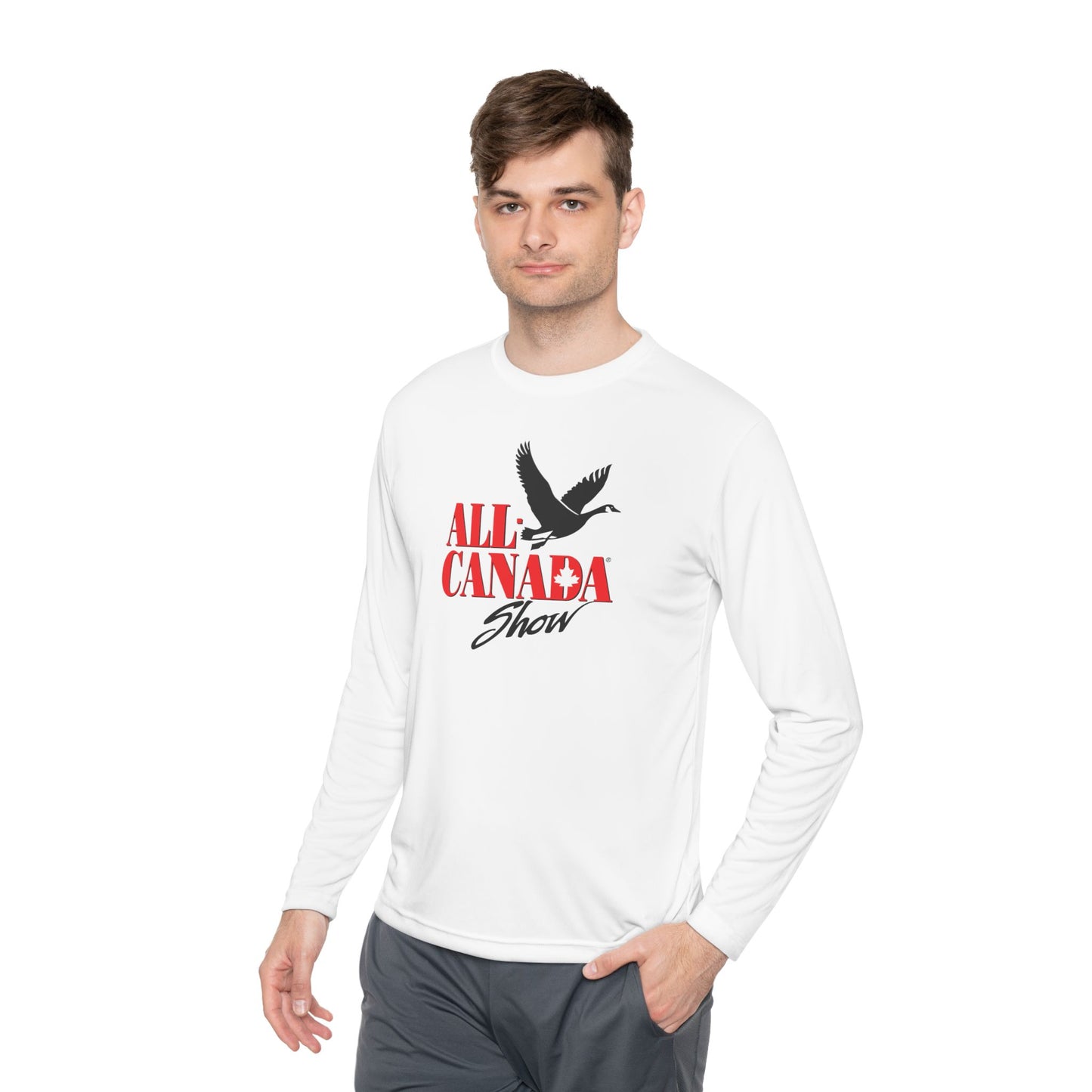 All-Canada Logo Performance Long Sleeve Tee