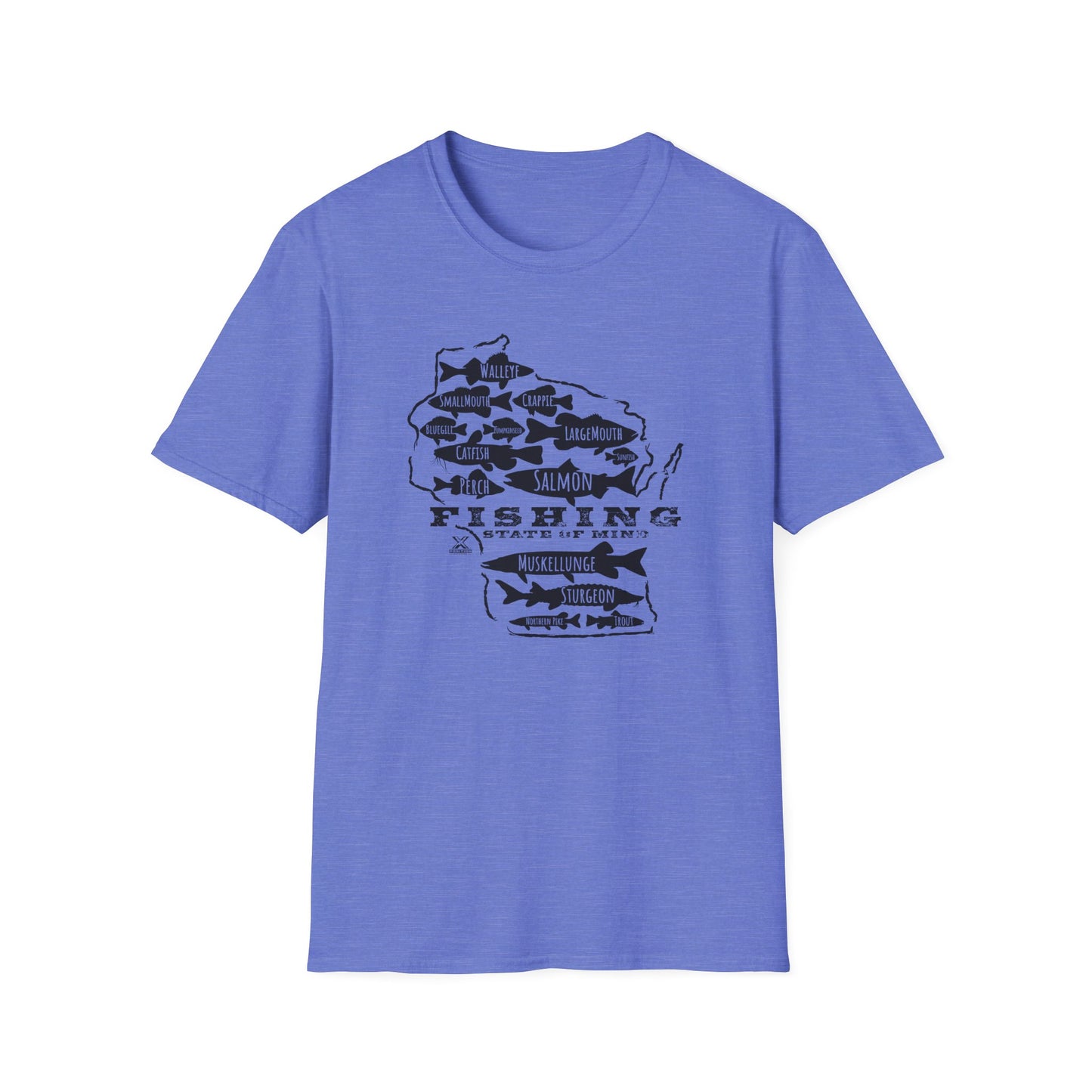Wisconsin Fishing State of Mind T-Shirt
