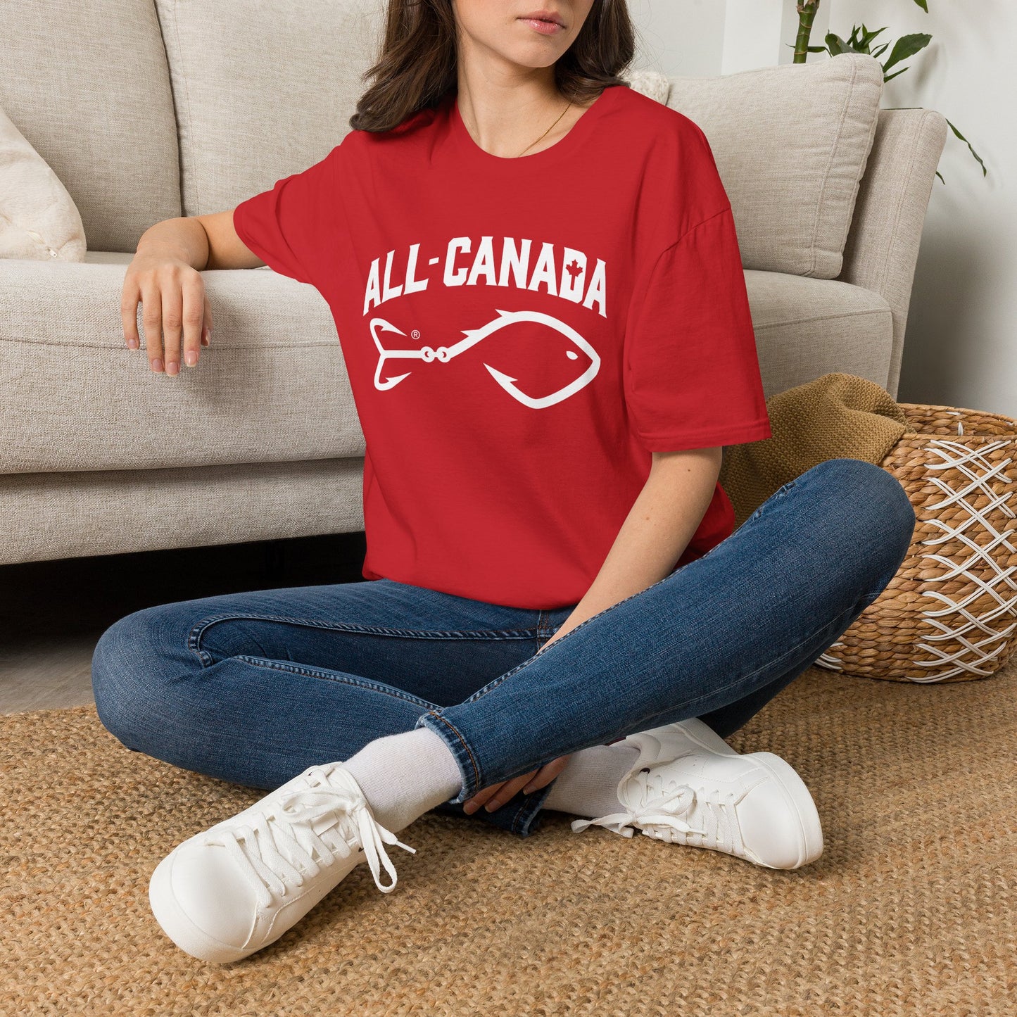 All-Canada Fish Tee — Canadian Fishing Graphic T-Shirt