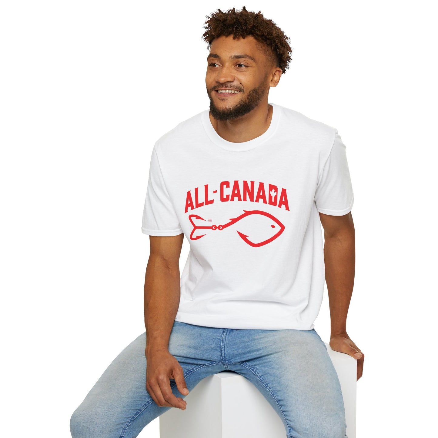 All-Canada Fish Tee — Canadian Fishing Graphic T-Shirt