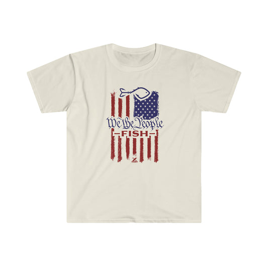 USA Flag Fishing T-Shirt