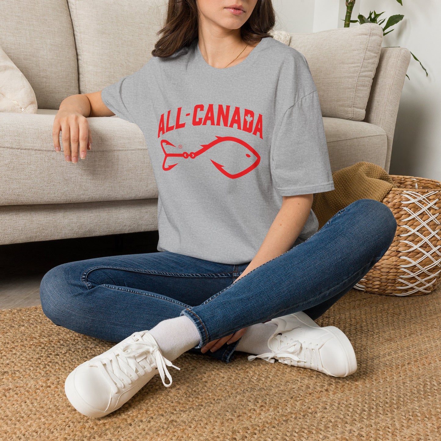 All-Canada Fish Tee — Canadian Fishing Graphic T-Shirt