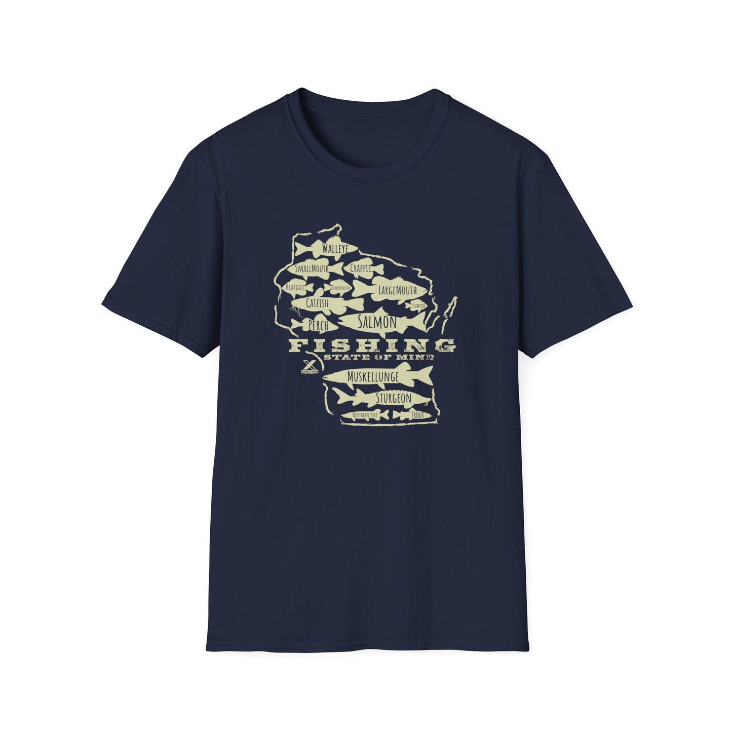 Wisconsin Fishing State of Mind T-Shirt