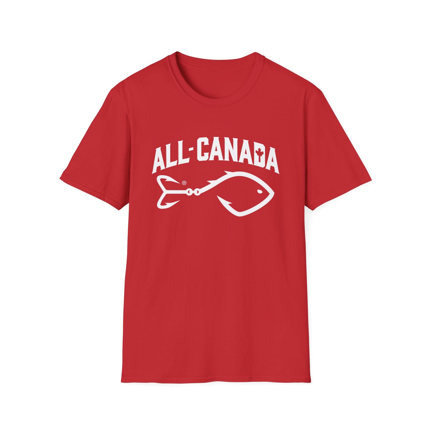 All-Canada Fish Tee — Canadian Fishing Graphic T-Shirt