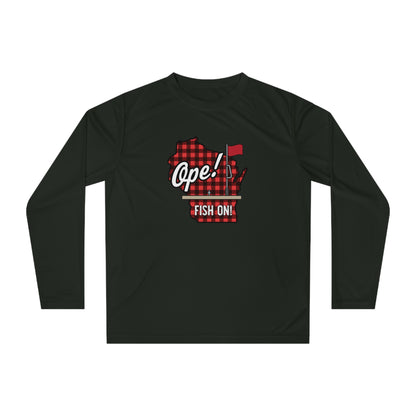 Ice Fishing WI Performance Long Sleeve Shirt