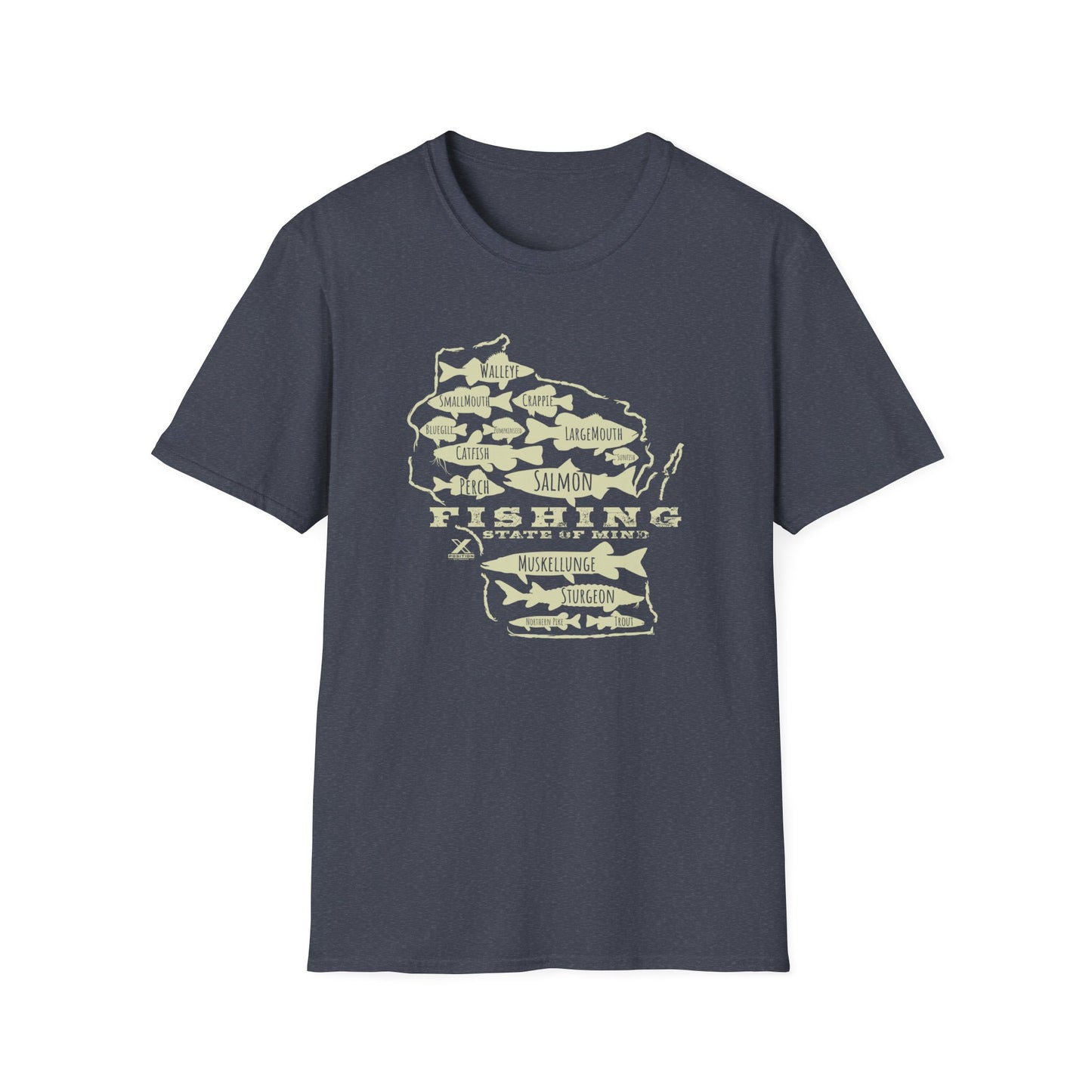 Wisconsin Fishing State of Mind T-Shirt