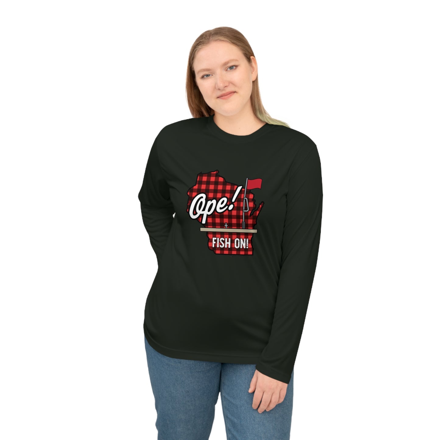 Ice Fishing WI Performance Long Sleeve Shirt