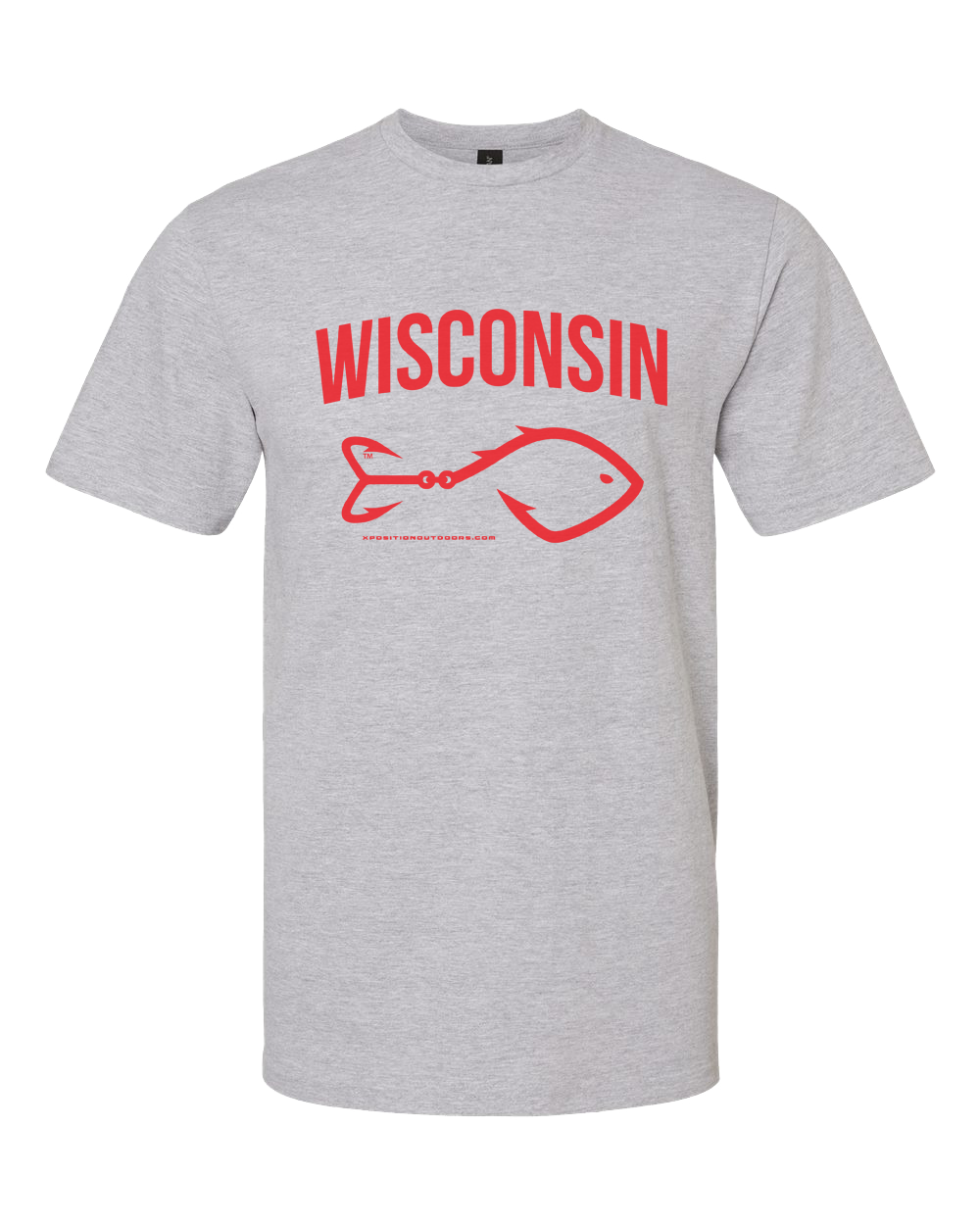 Wisconsin Arched Fishing Icon